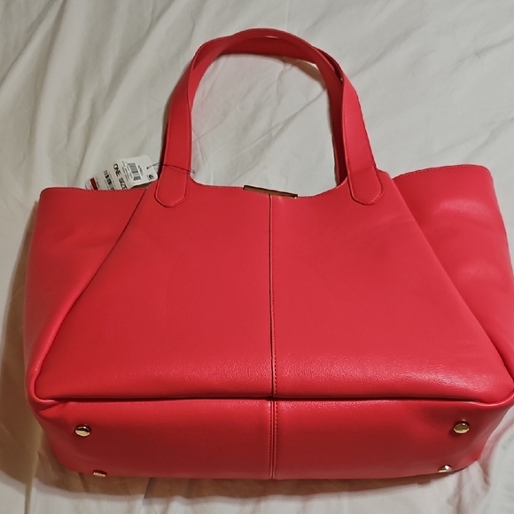 ON 34th Handbags - On 34th Peony Coral Women's Tote Bag